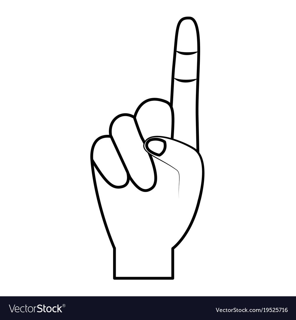 Hand gesture icon image