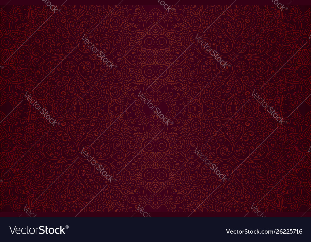 Red linear seamless pattern on purple background Vector Image Red linear seamless pattern on purple background
