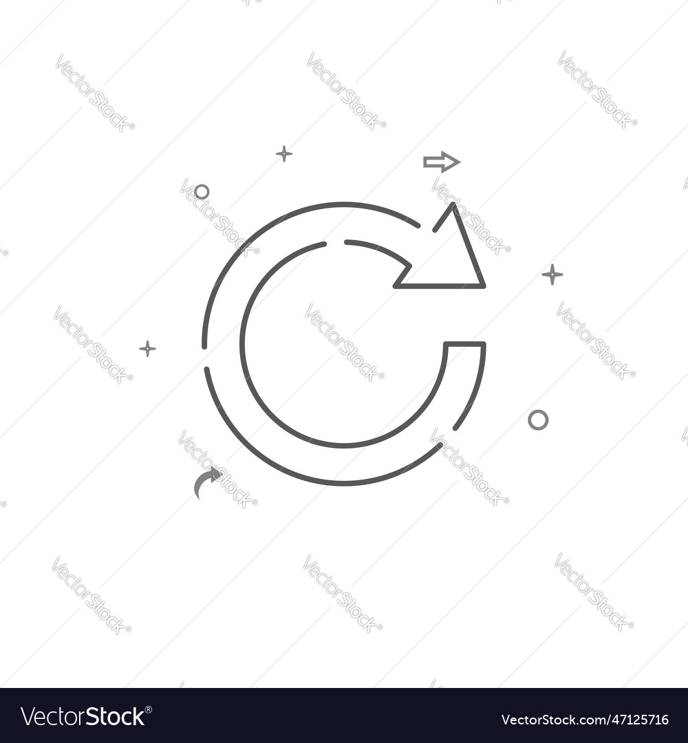 refresh icon, refresh symbol, update sign. vector. Stock Vector