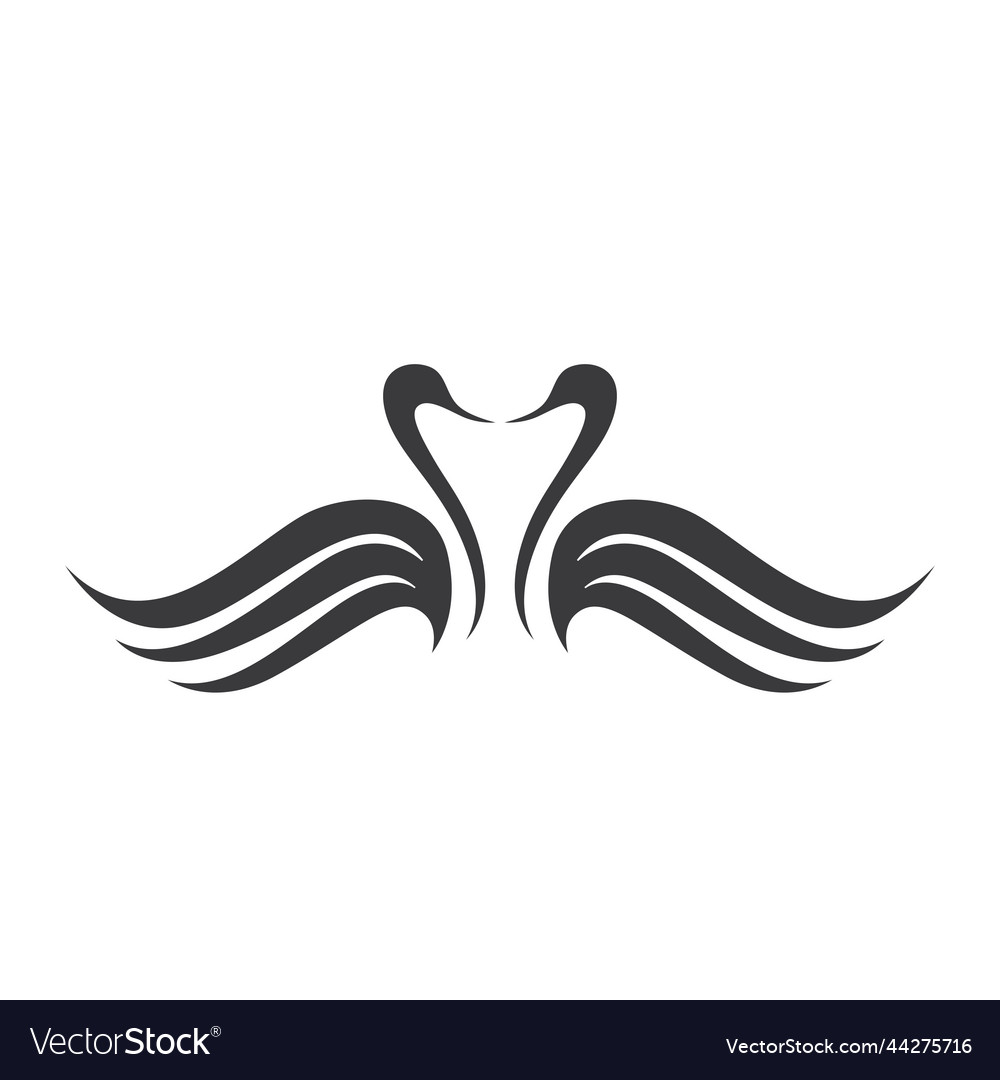 Swan icon template