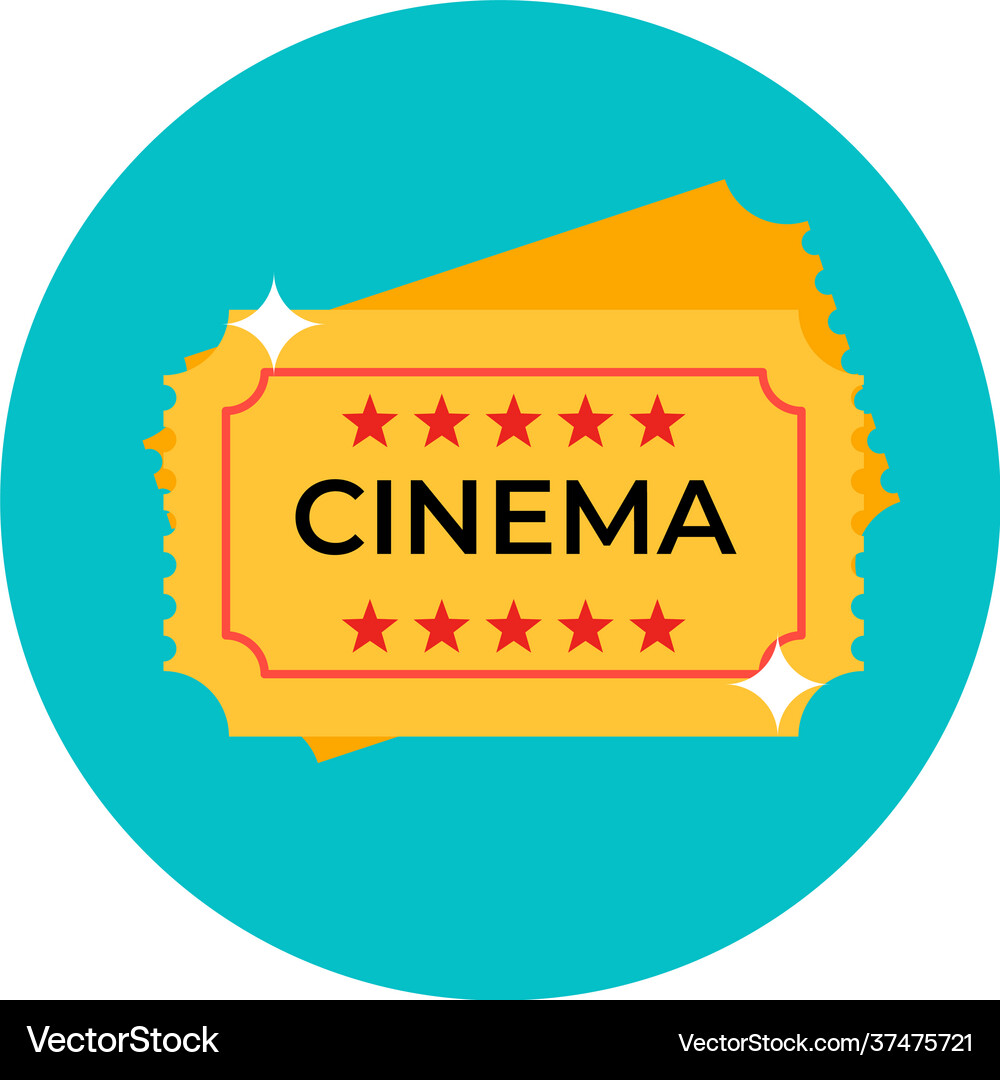 Cinema tickets Royalty Free Vector Image - VectorStock