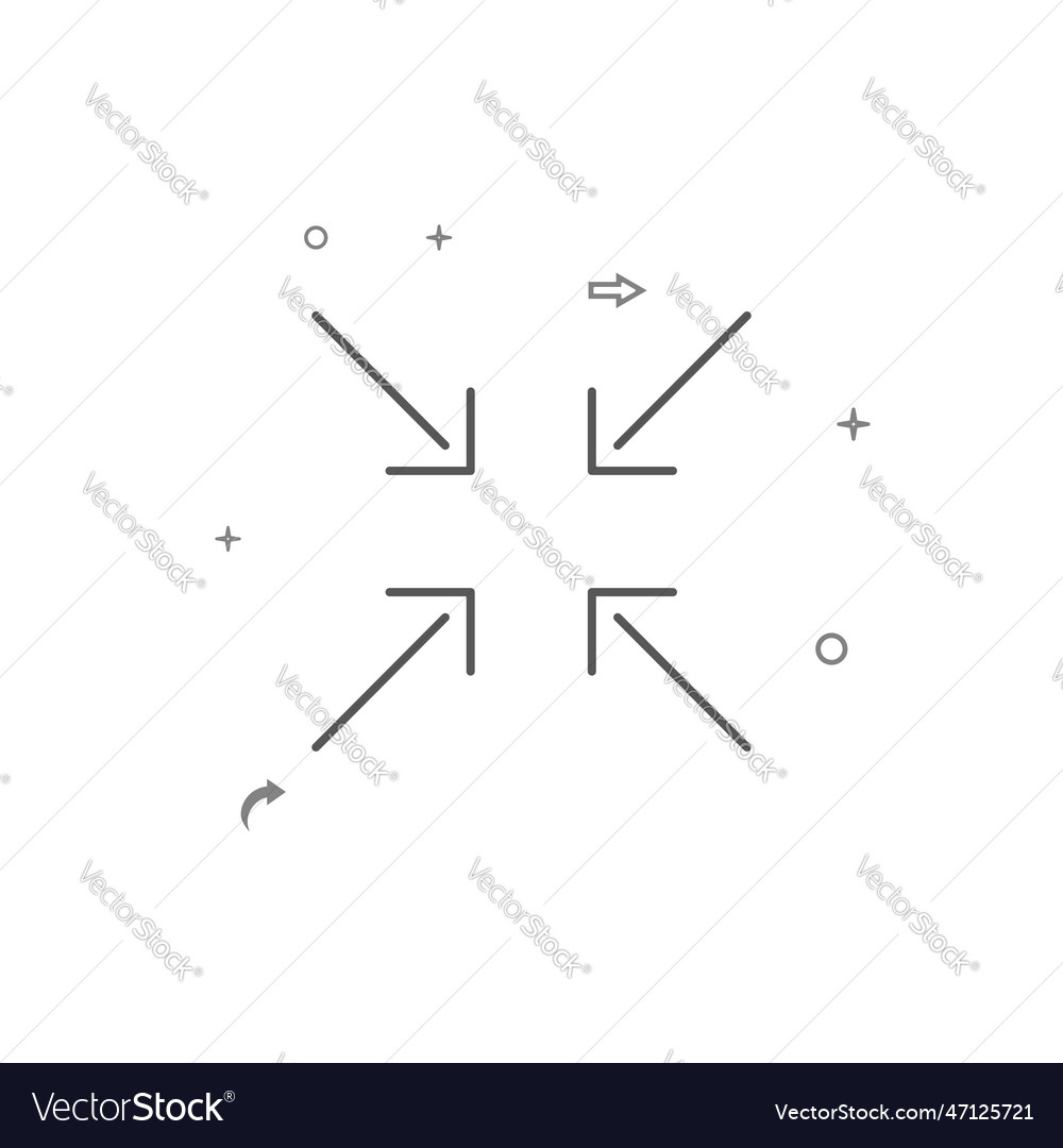 Minimize a window simple line icon symbol vector image Minimize a window simple line icon symbol