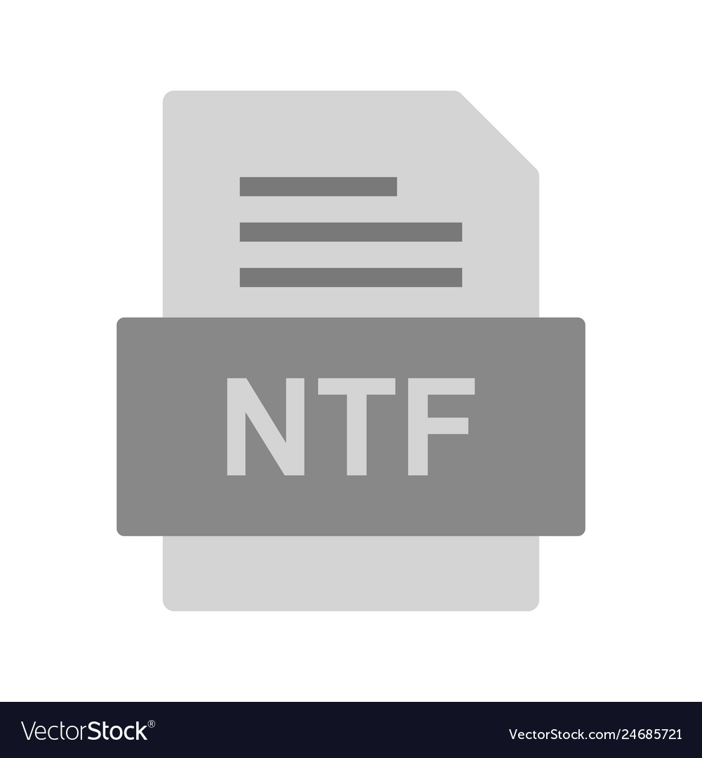Ntf file document icon
