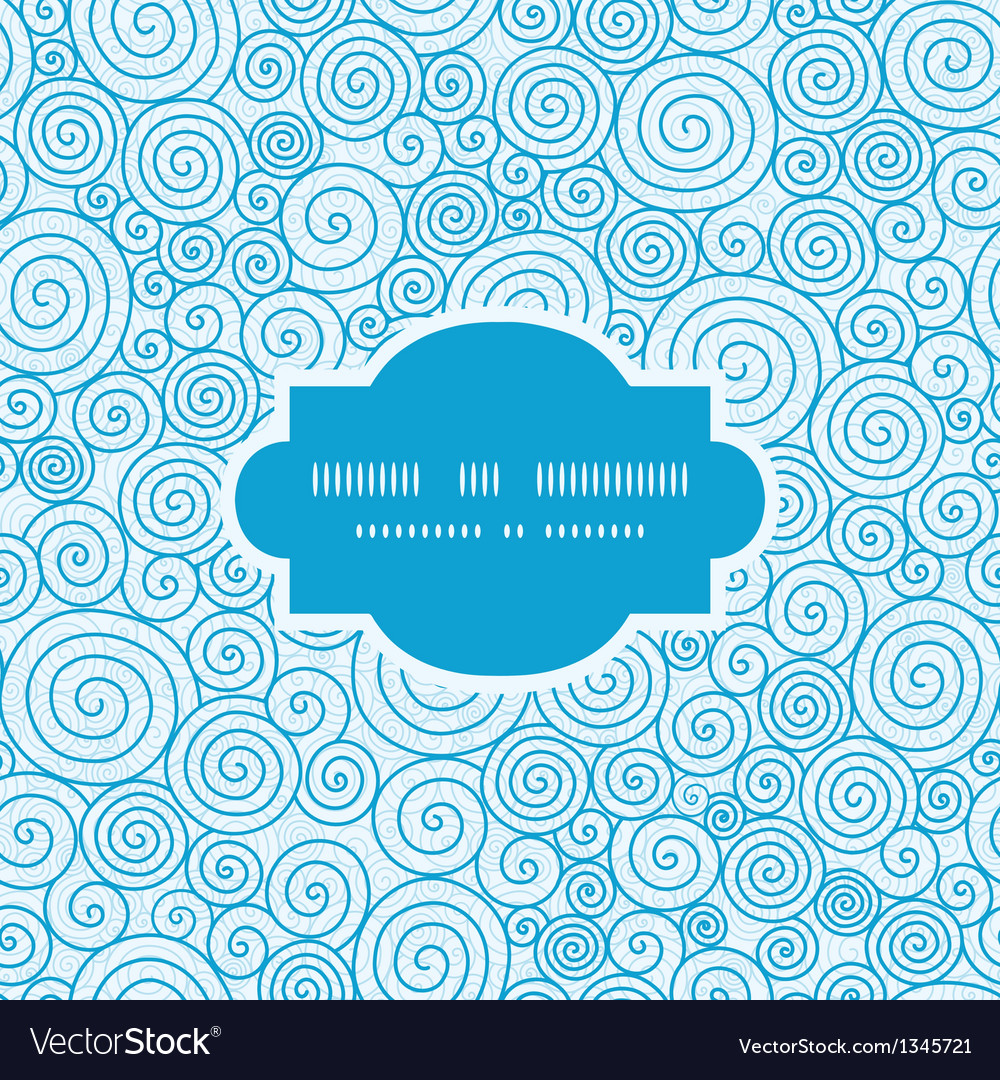 Swirls Frame Seamless Pattern