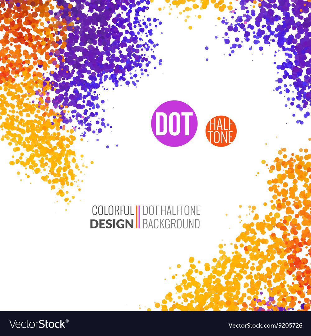 Abstract Watercolor Dot Background