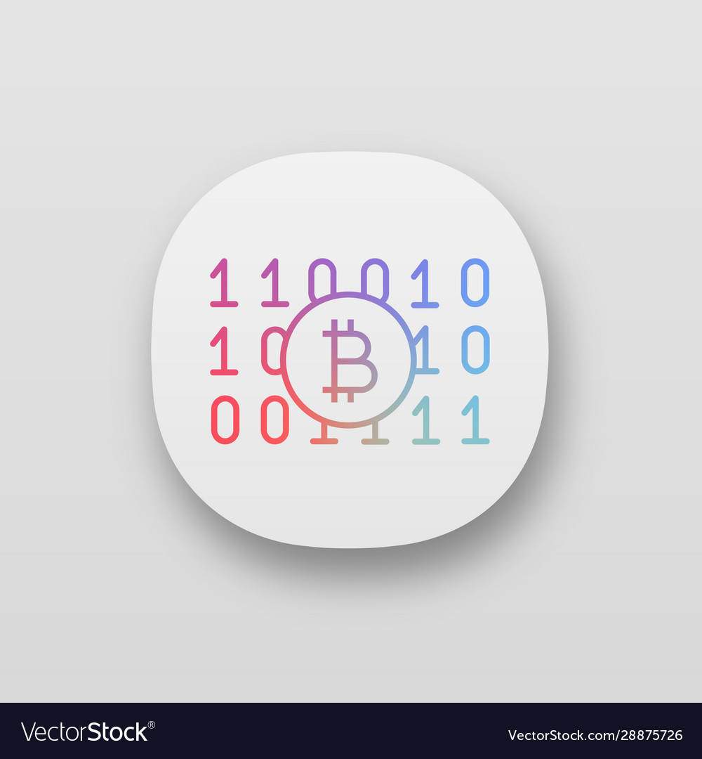 Binary code app icon