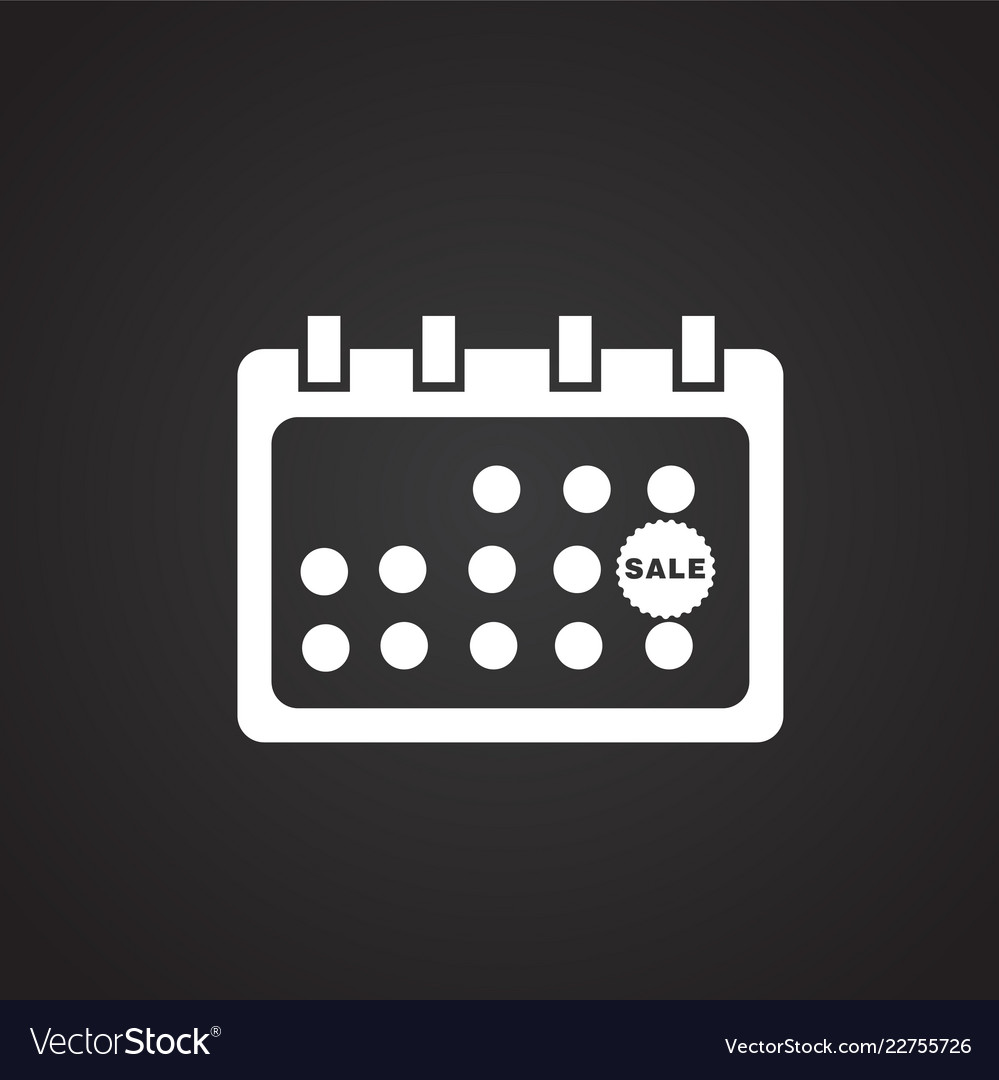 black-friday-cyber-monday-calendar-discount-vector-image