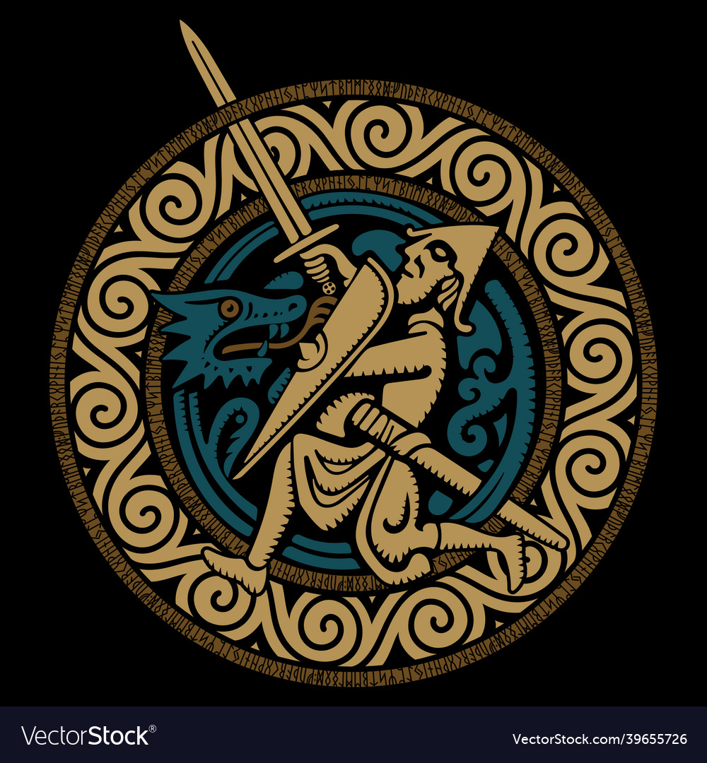 Celtic warriors Royalty Free Vector Image - VectorStock