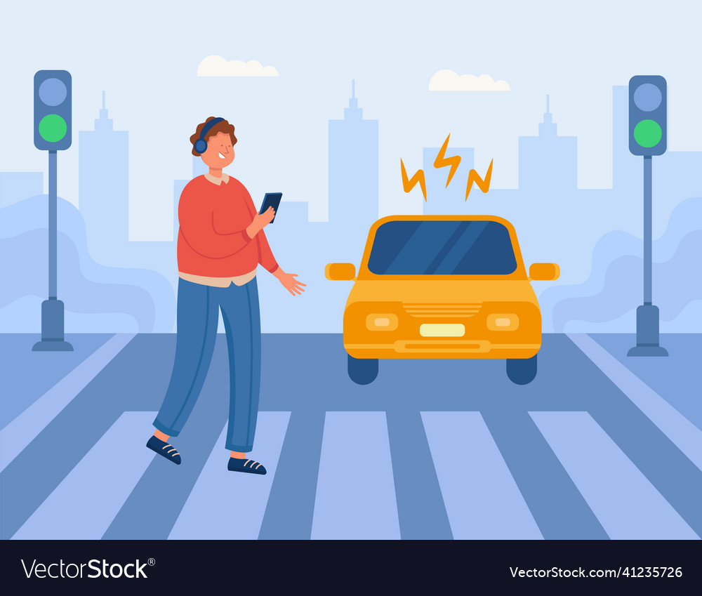 Dangerous Crosswalk Stock Illustrations – 229 Dangerous Crosswalk