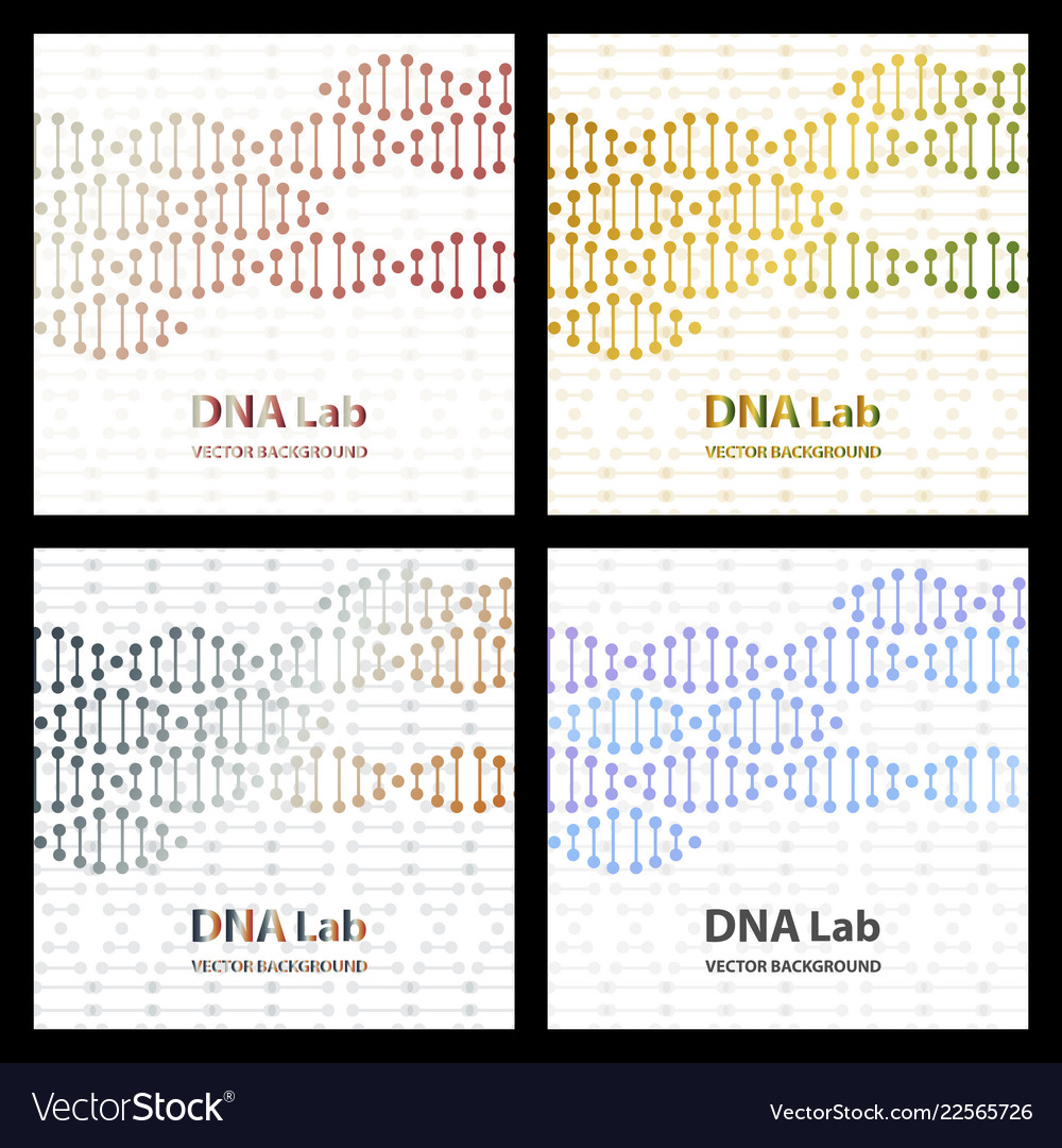 Dna structure double helix on white background