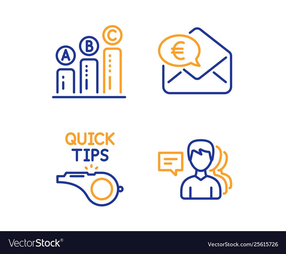 Graph chart tutorials and euro money icons set vector image Graph chart tutorials and euro money icons set