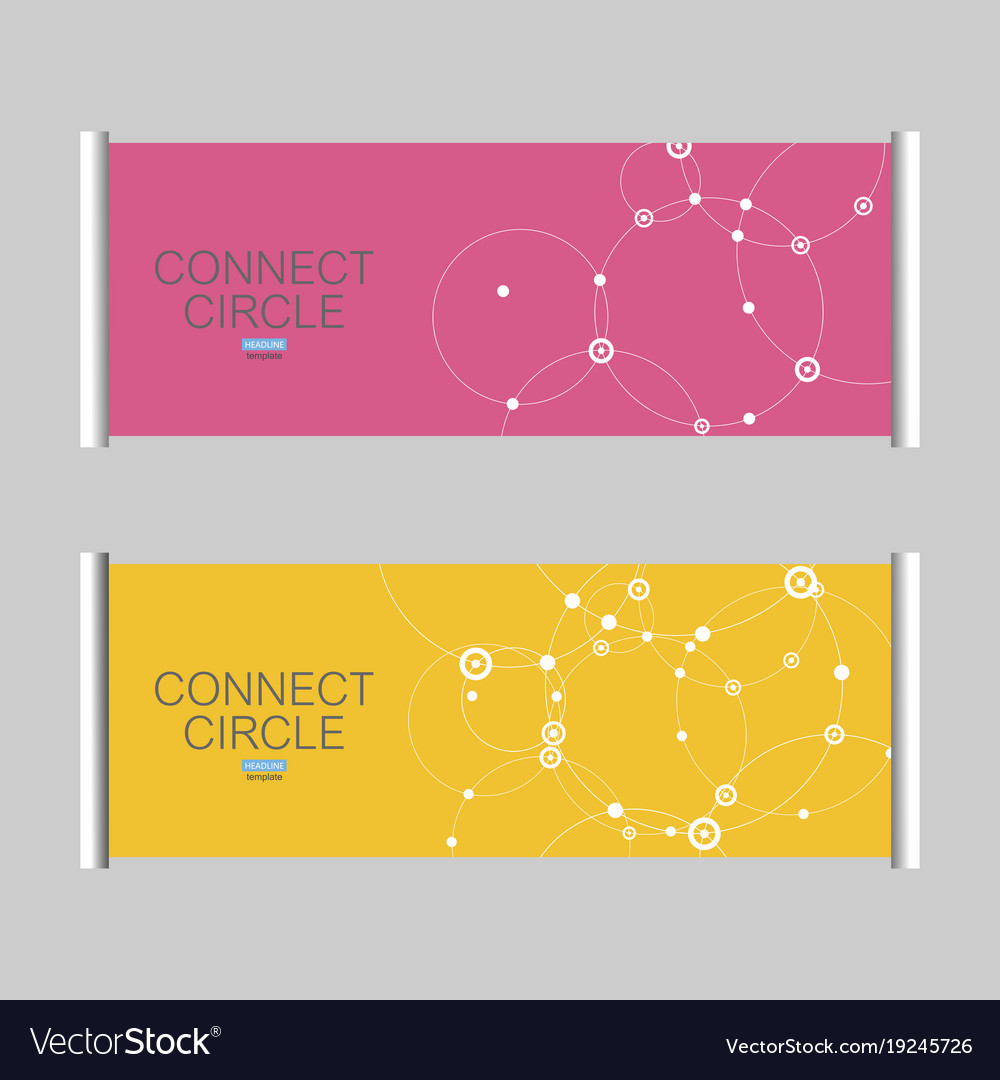 Pattern with a print of connected circles