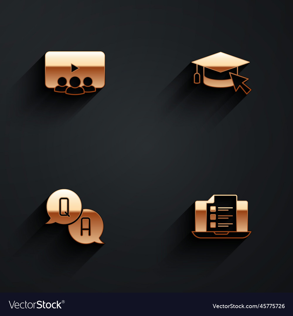 Set online class graduation cap with cursor