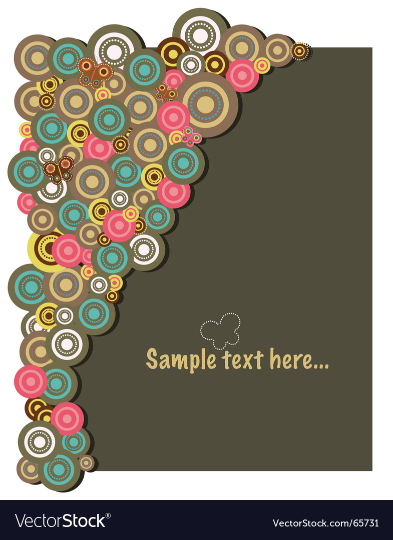 Colorful Circle Pattern Background