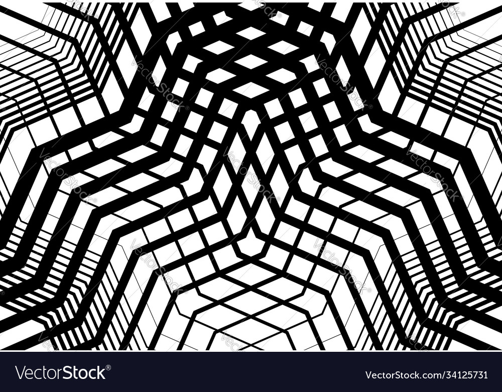 Geometric structure angular angled lines stripes vector image Geometric structure angular angled lines stripes