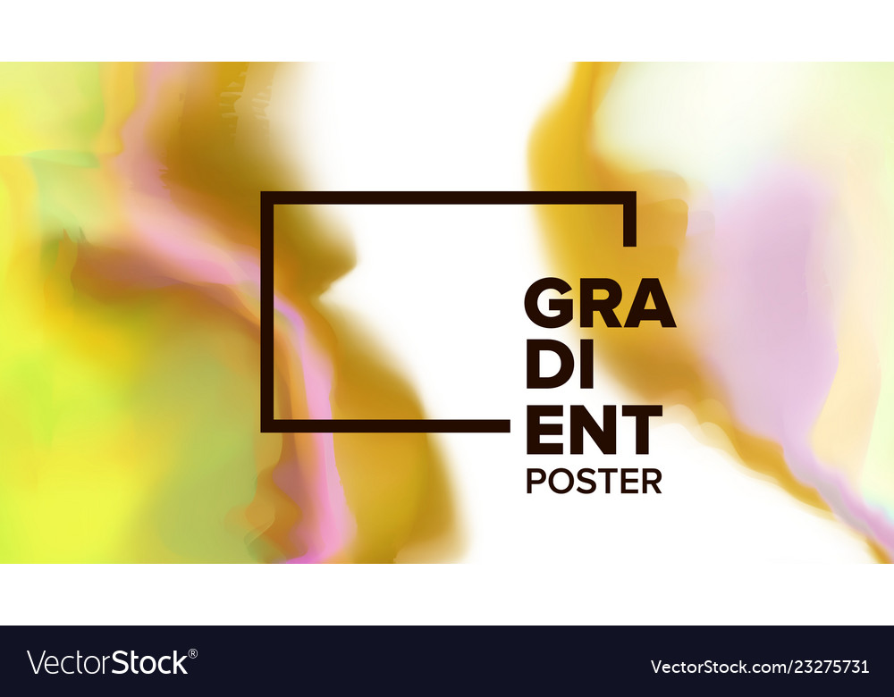 Gradient fluid background digital concept vector image Gradient fluid background digital concept