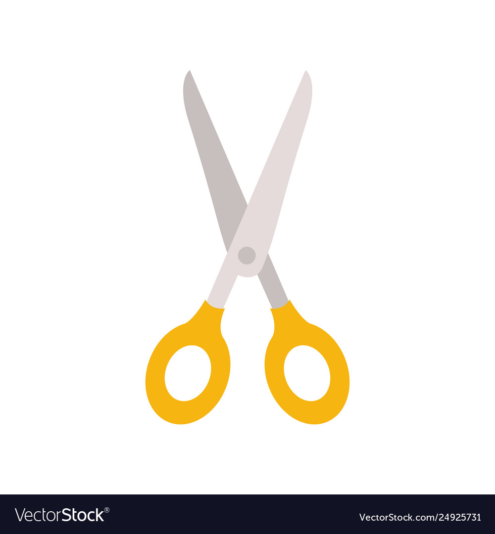 Scissors tool isolated icon