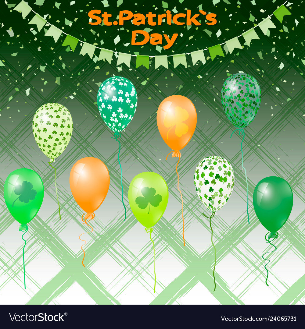St patricks set of elements for design