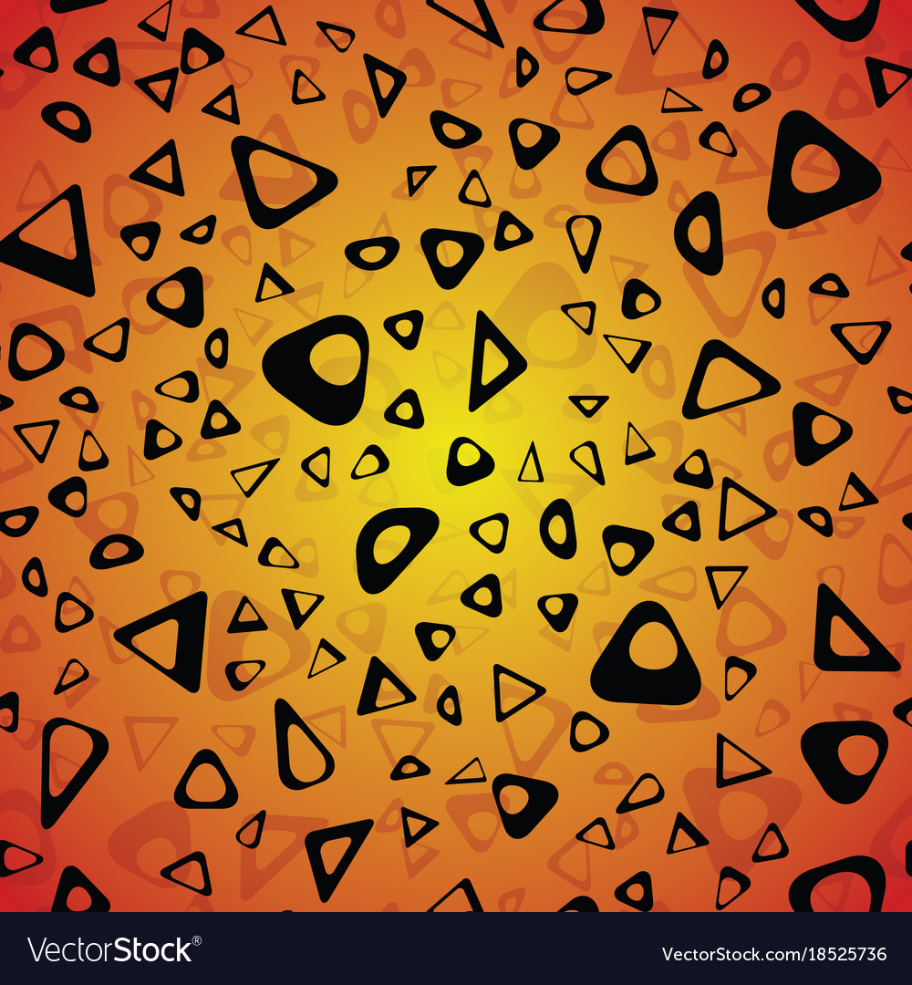 Circle abstract bio chain pattern