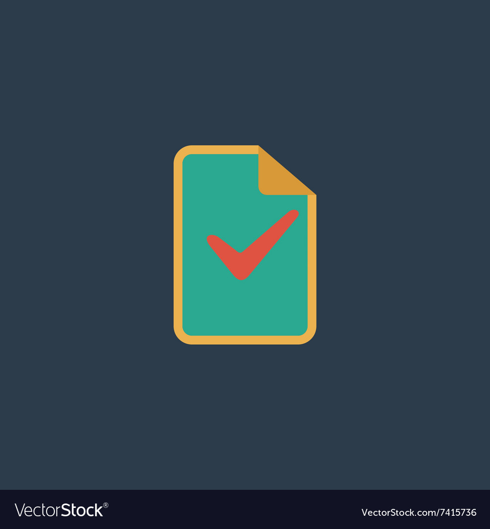 Document with check mark