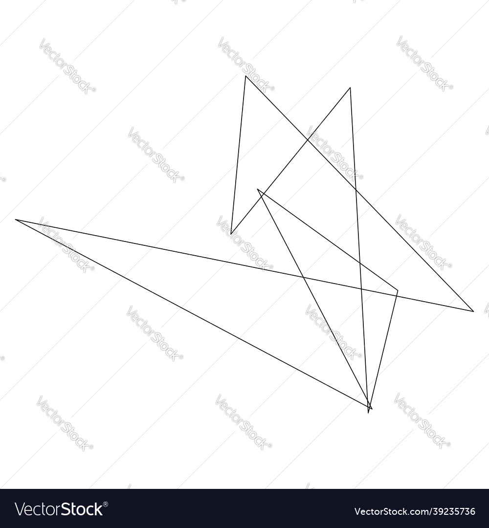 Edgy ruptured shatter splinter shape design
