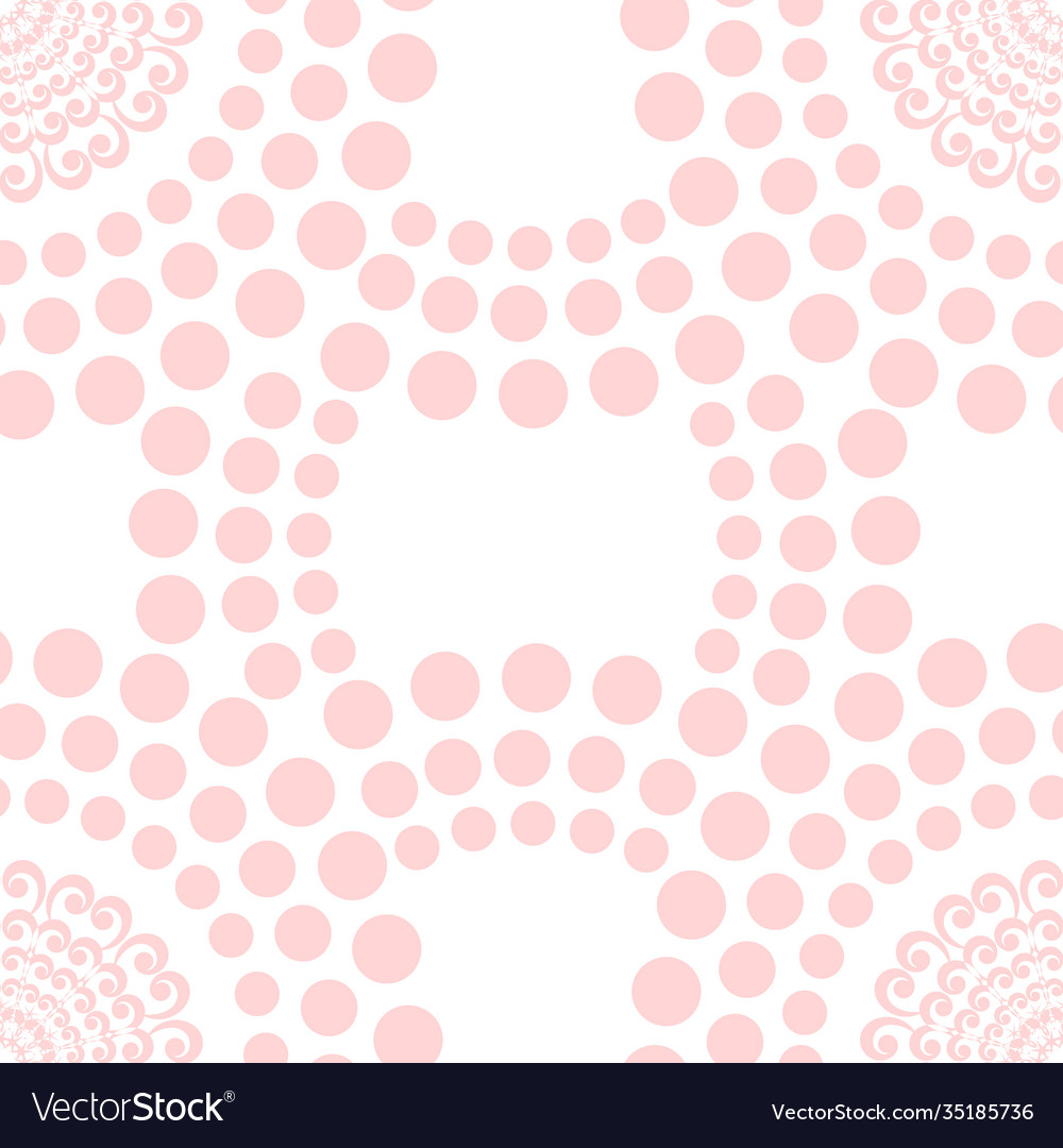 Elegant seamless pattern design with dots