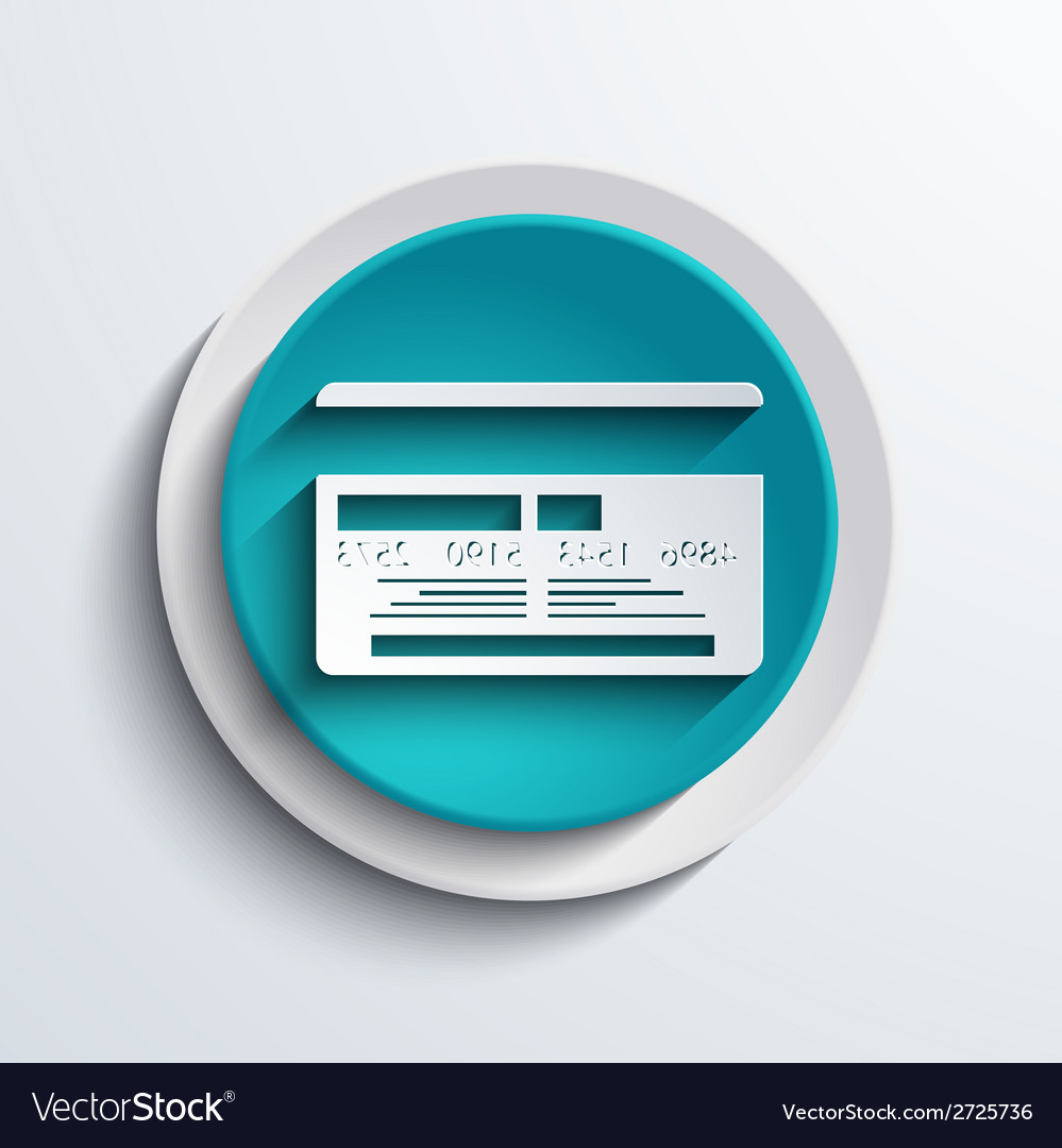 Modern blue circle icon web element