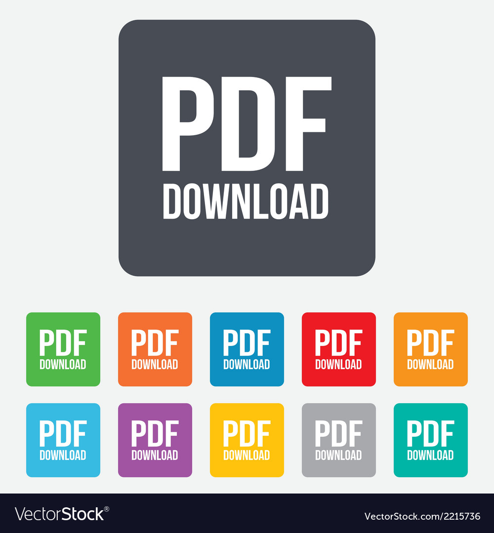 Pdf download icon upload file button