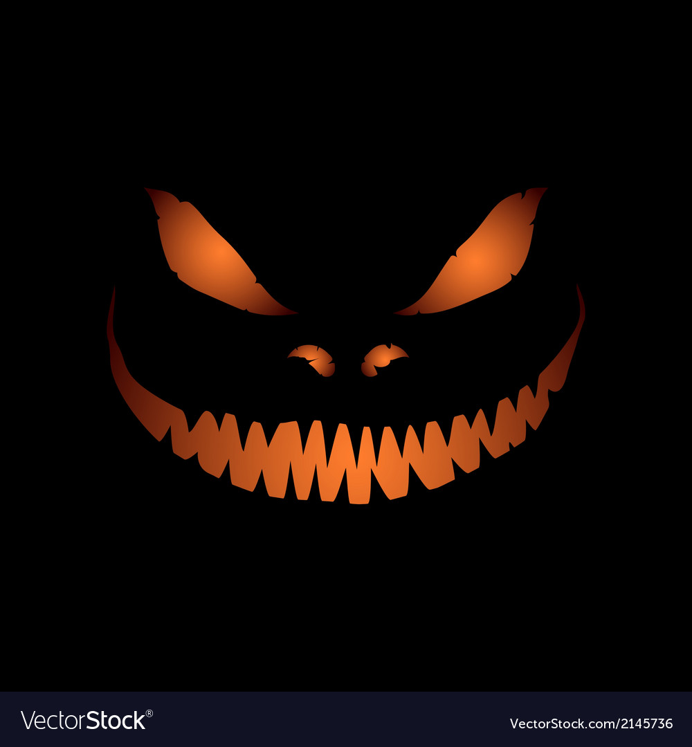 SCARY FACE Stock Illustration