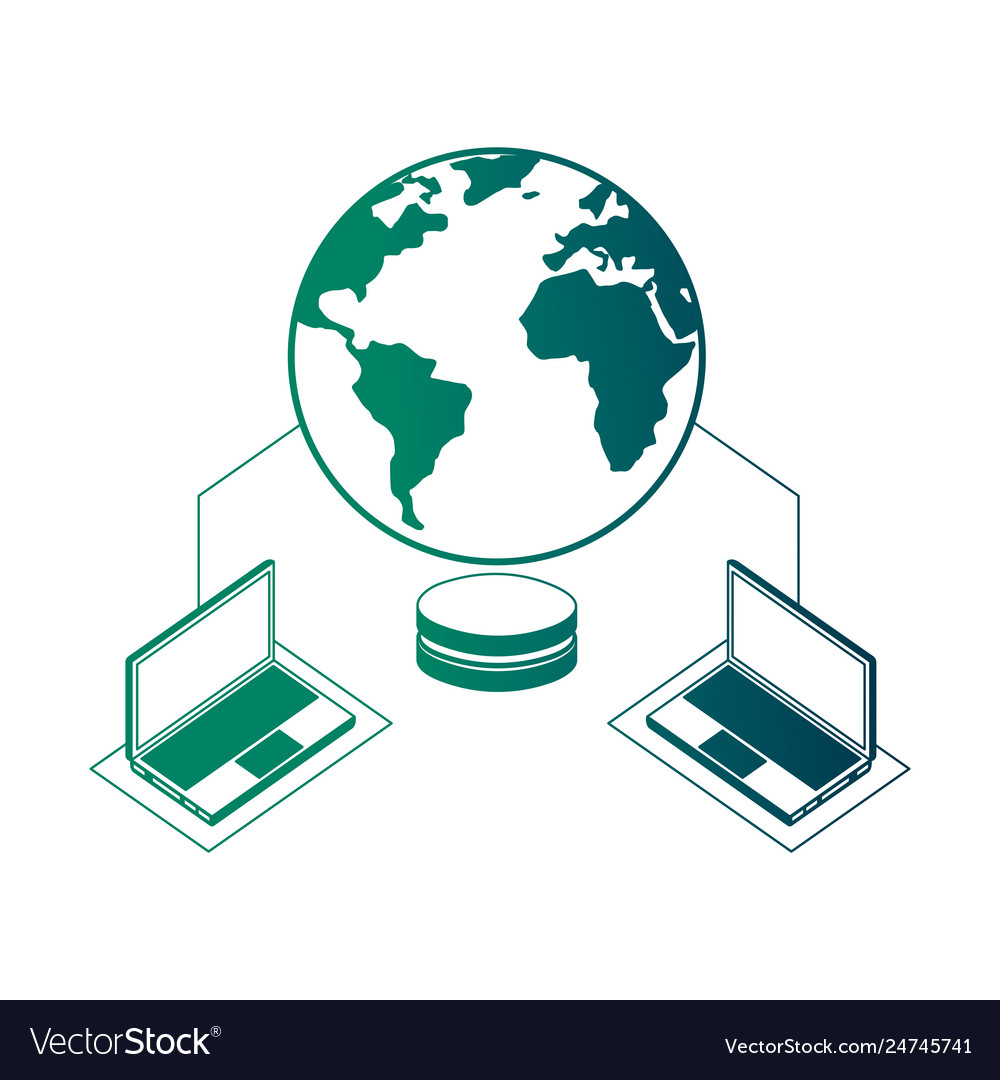 Database center security connection laptops data