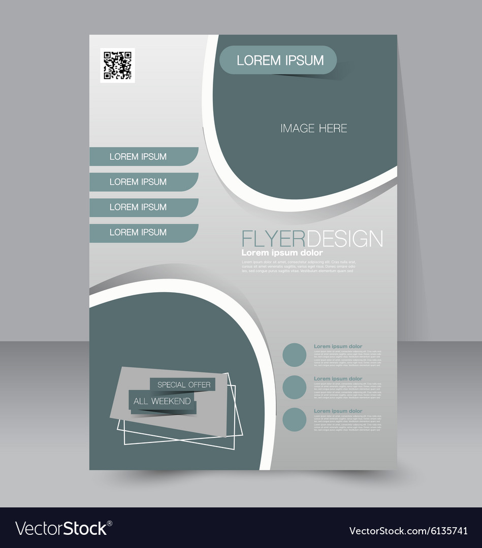 Flyer template business brochure editable a4