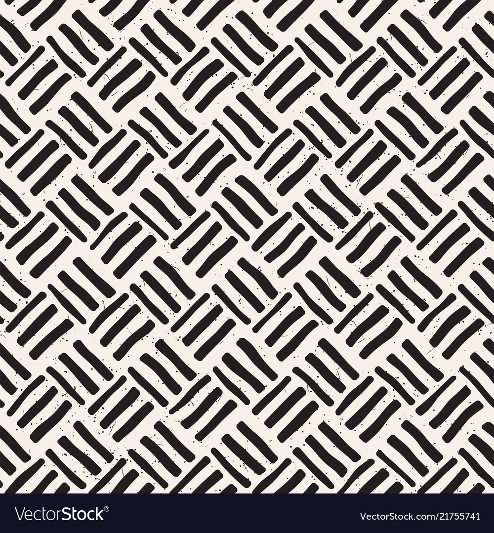 Hand drawn seamless repeating pattern with lines Vector Image Hand drawn seamless repeating pattern with lines