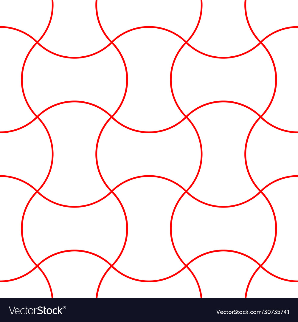 Red seamless japanese pattern showing