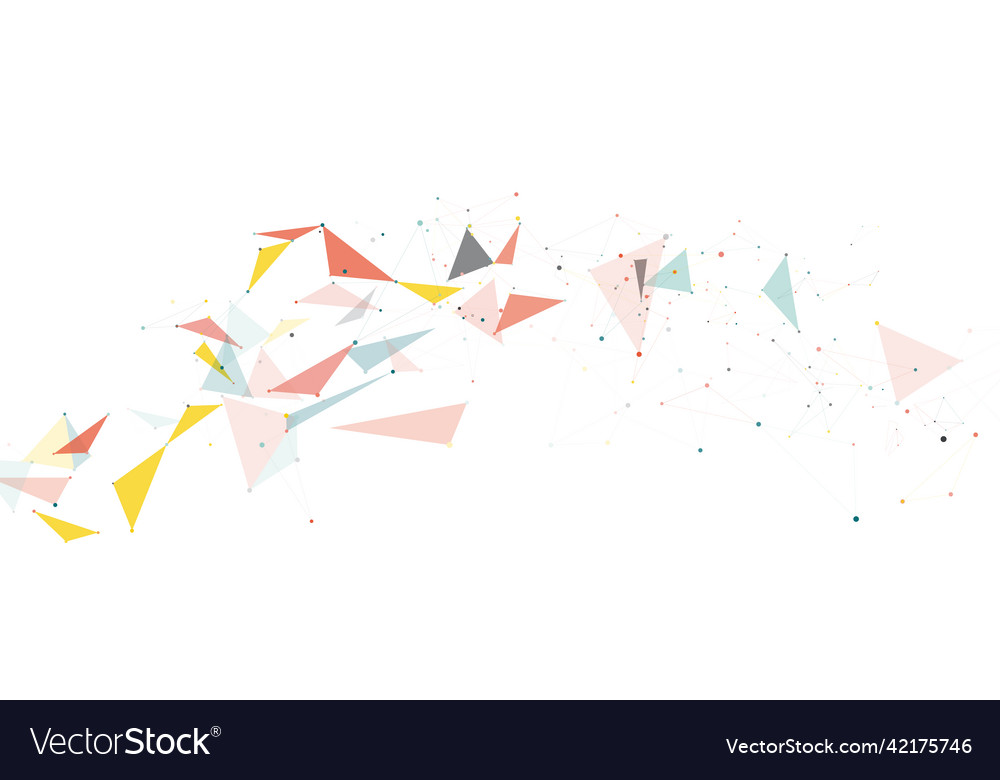 Connect dot and line background tech
