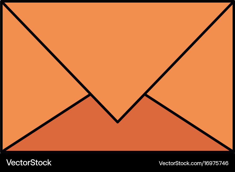 Email or mail symbol Royalty Free Vector Image