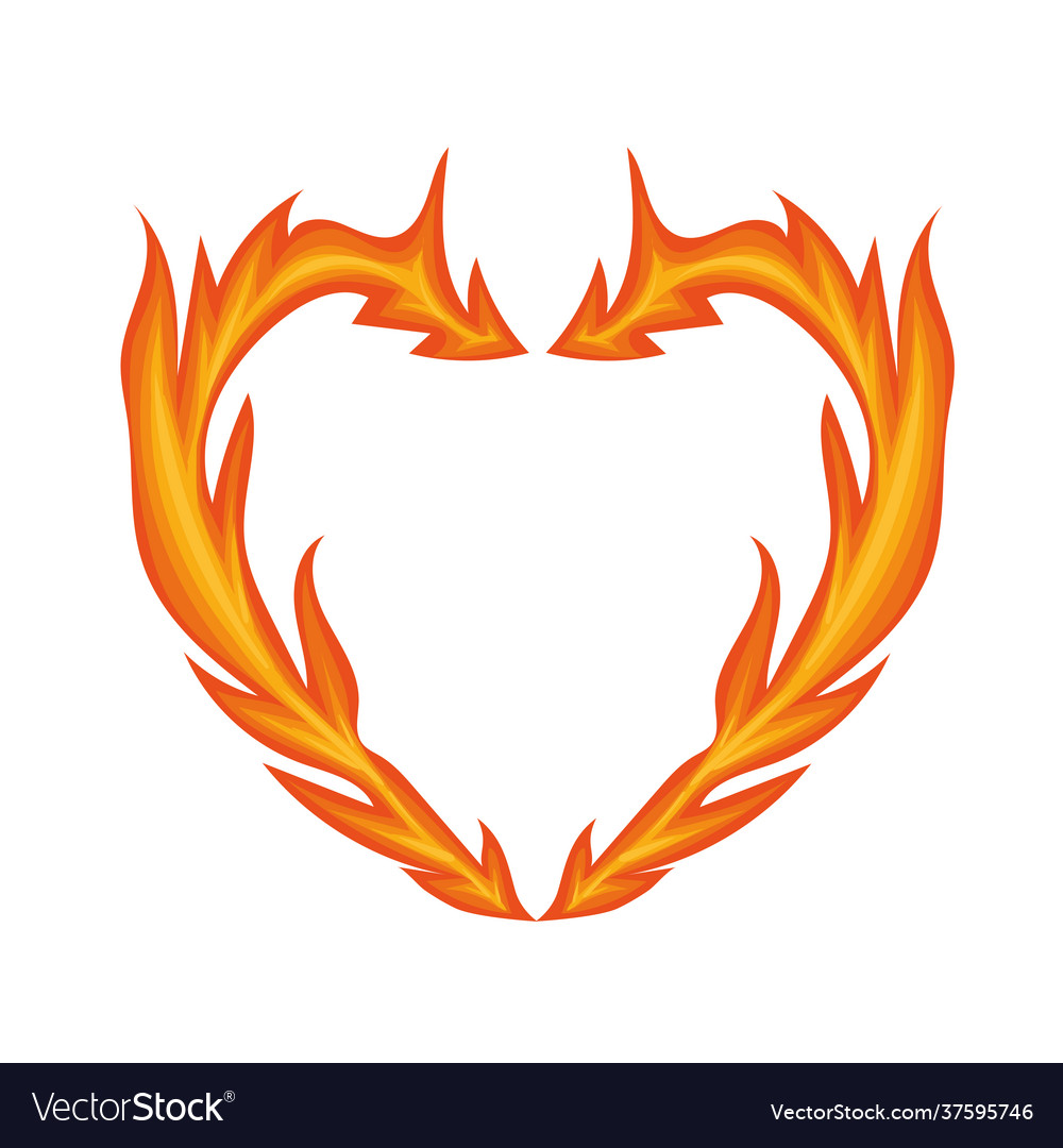 Fire Flame Heart Royalty Free Vector Image VectorStock fire-flame-heart-royalty-free-vector-image-vectorstock