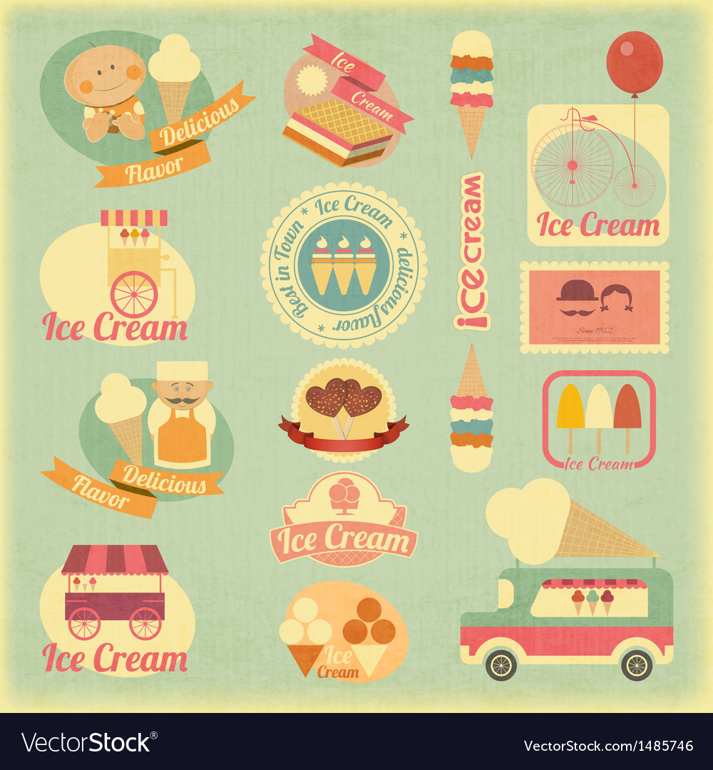 Ice cream Royalty Free Vector Image - VectorStock