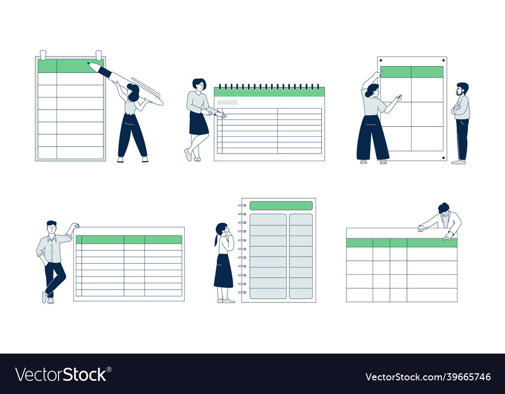 People with planners business planner blank