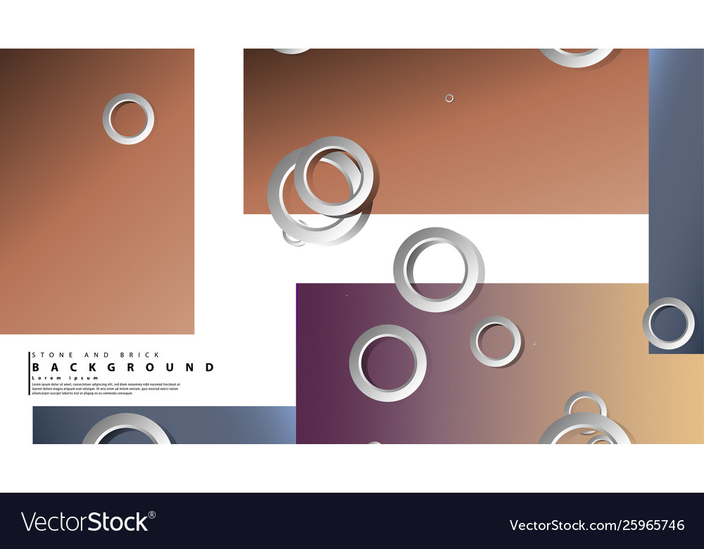 Ring abstract rectangular background with drop vector image Ring abstract rectangular background with drop