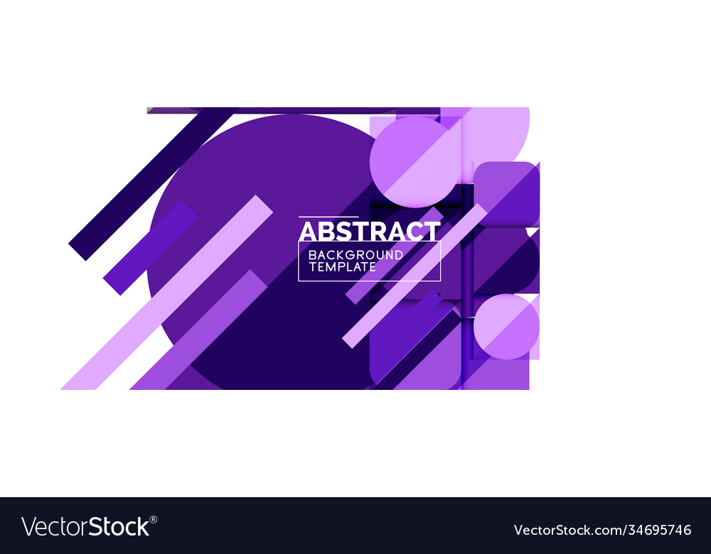 Simple circles and triangles abstract background Vector Image Simple circles and triangles abstract background
