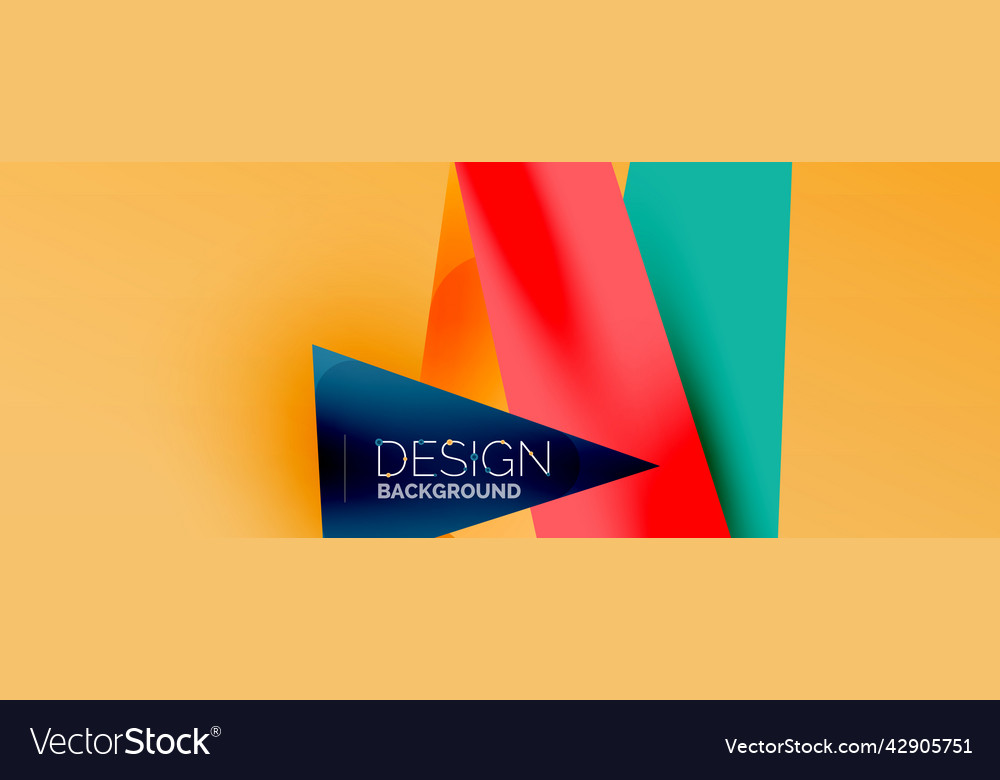Background abstract overlapping shapes minimal Vector Image Background abstract overlapping shapes minimal