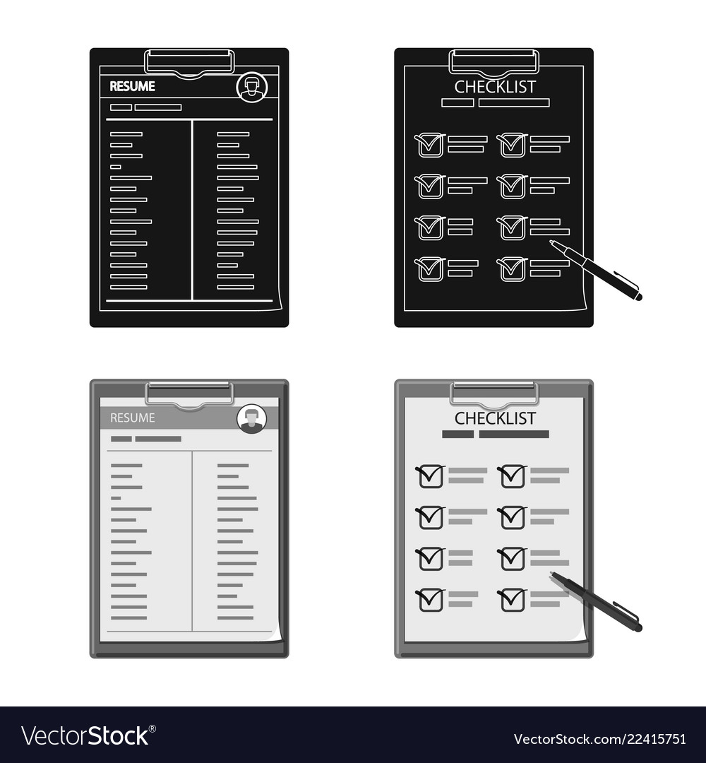 Design of form and document icon