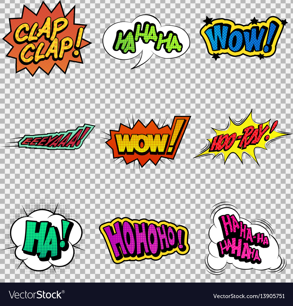 Funny sound effect Royalty Free Vector Image - VectorStock