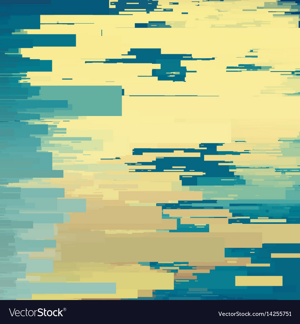 Glitch background digital image data