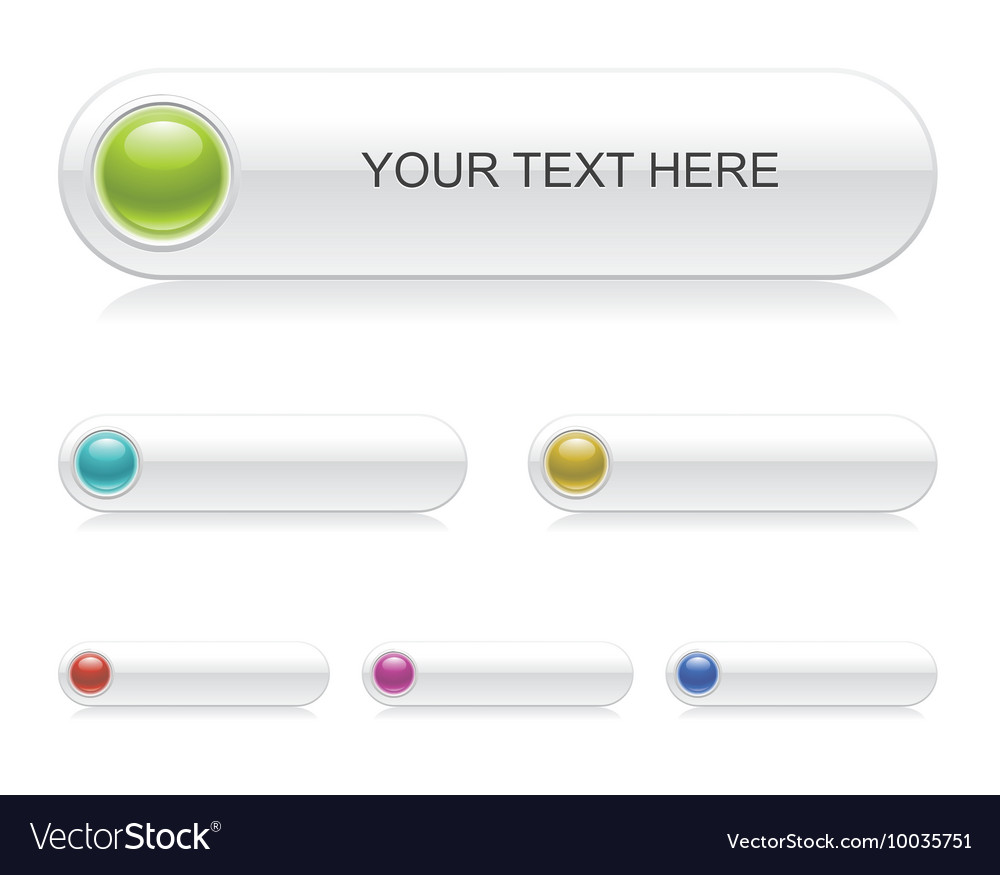 Glossy buttons