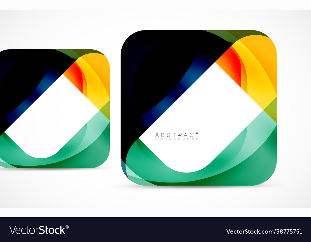 Minimal background abstract square shape