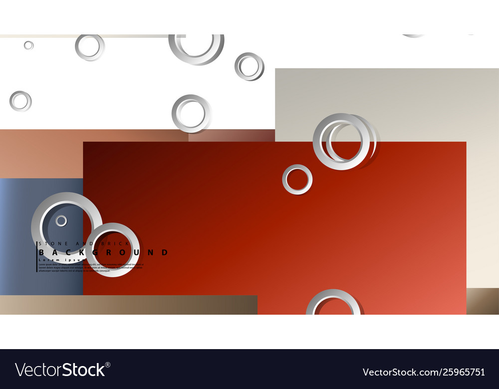 Ring abstract rectangular background with drop vector image Ring abstract rectangular background with drop