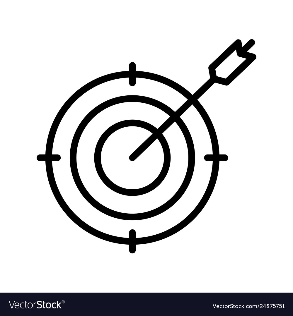 Target Royalty Free Vector Image - VectorStock