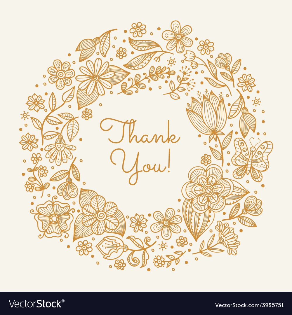 Wedding floral background Royalty Free Vector Image