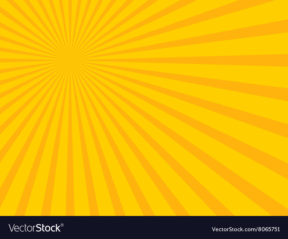 Yellow abstract sun rays eps 10